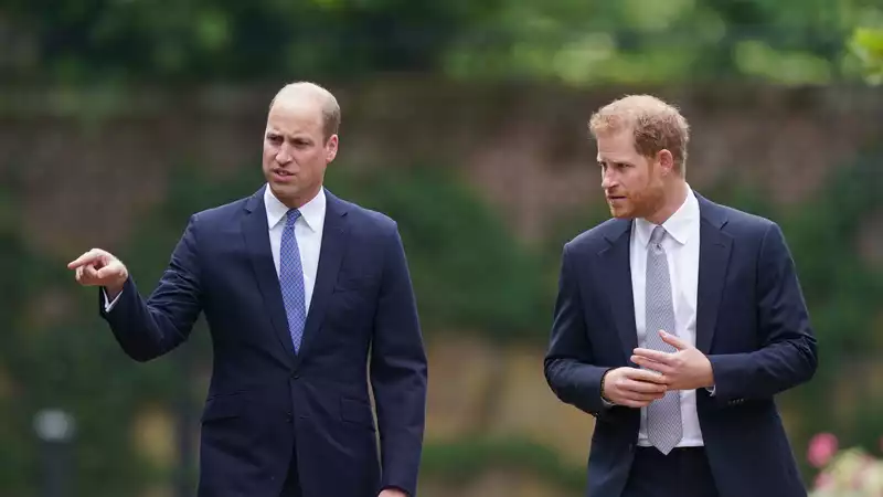 Prince William's remarks at one event suggest that he and Prince Harry are still talking.