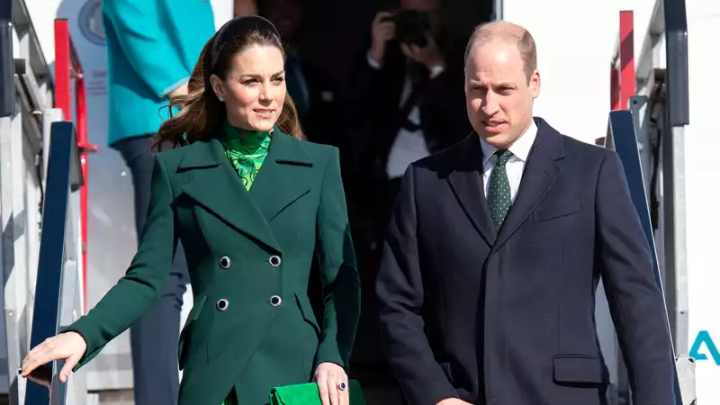 The Cambridges are on vacation, but there are rules against flying together.