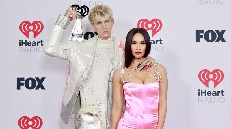 Megan Fox and Machine Gun Kelly say they couldn't see each other's faces when they first met.