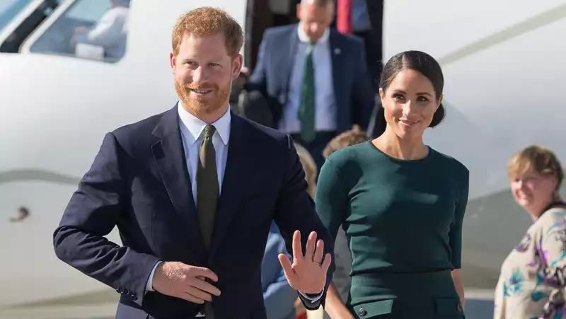 Prince Harry and Princess Meghan Travel by Private Jet from an Event on Climate Action