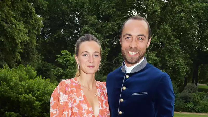 Kate Middleton's brother James gets married in France, and the Cambridges celebrate.