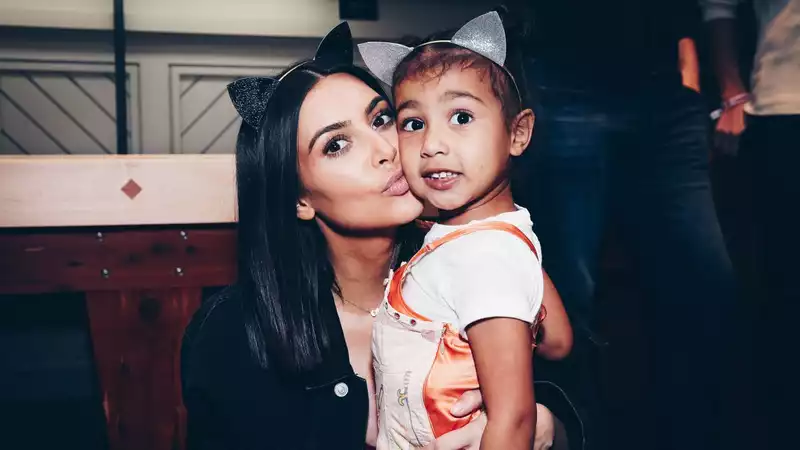 Kim Kardashian's daughter North hilariously reveals her mother's fake voice on camera