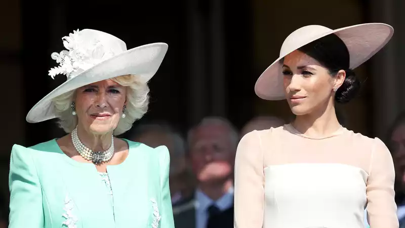 Camilla "outraged" by Meghan Markle's Instagram post, according to reports.