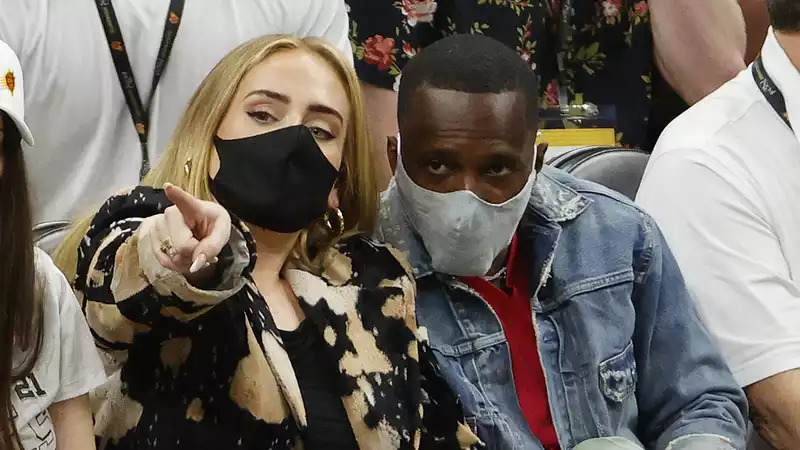 Adele and Rich Paul enjoy a romantic date in downtown LA