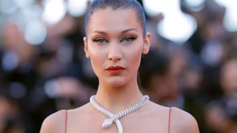 Bella Hadid literally becomes an angel in a sheer white dress