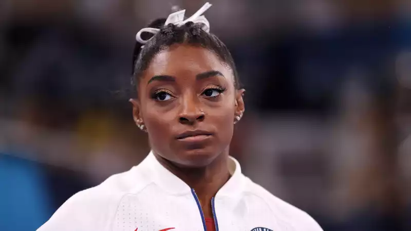 Simone Biles posts on Instagram about being bitten by a German Shepherd