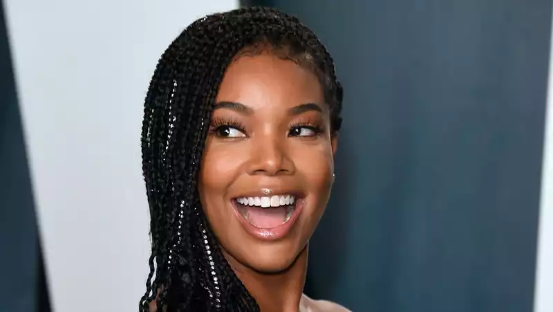 Gabrielle Union shows off her new, shorter hairstyle.