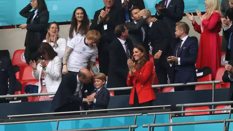 Prince George reportedly "begged" Prince William to accompany him to the European soccer championships.