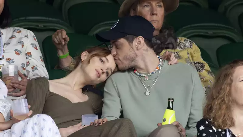 Pete Davidson and Phoebe Daimber get engaged after sweet PDA at Wimbledon