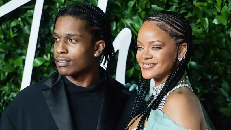 Rihanna Wears Every Shade of Pink on Date with Asap Rocky