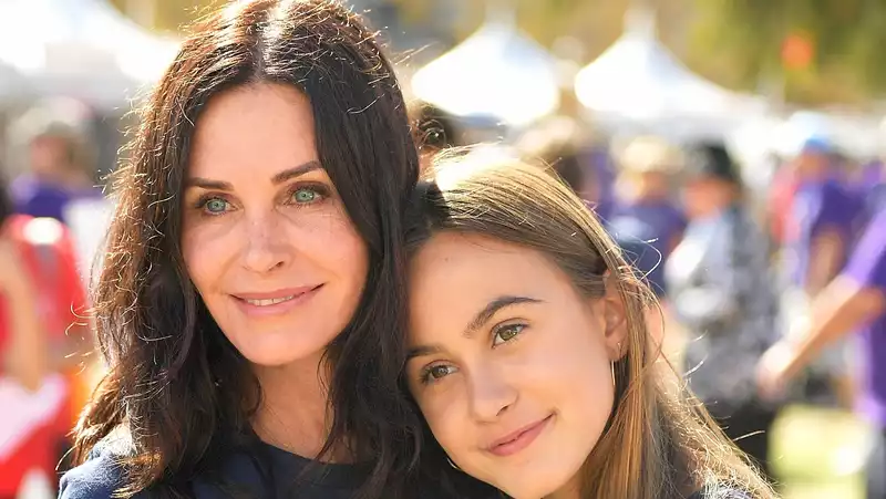 Courteney Cox's daughter, Coco, follows in her footsteps with her 17th birthday post