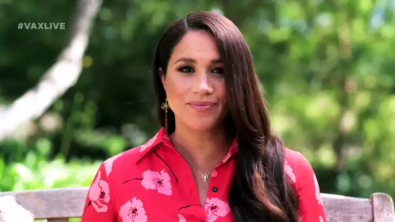 Meghan Markle wears meaningful girl power necklace in Vax live video