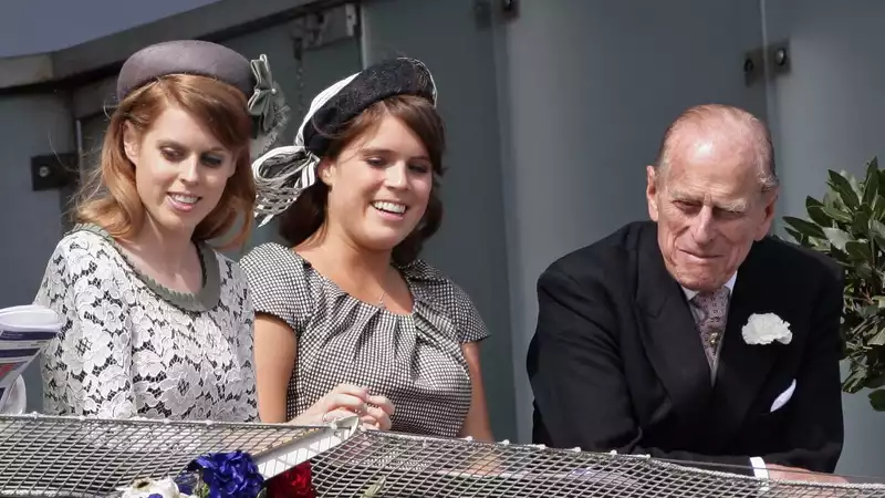 Princess Eugenie promises Prince Philip that she will "take care of Grandma."