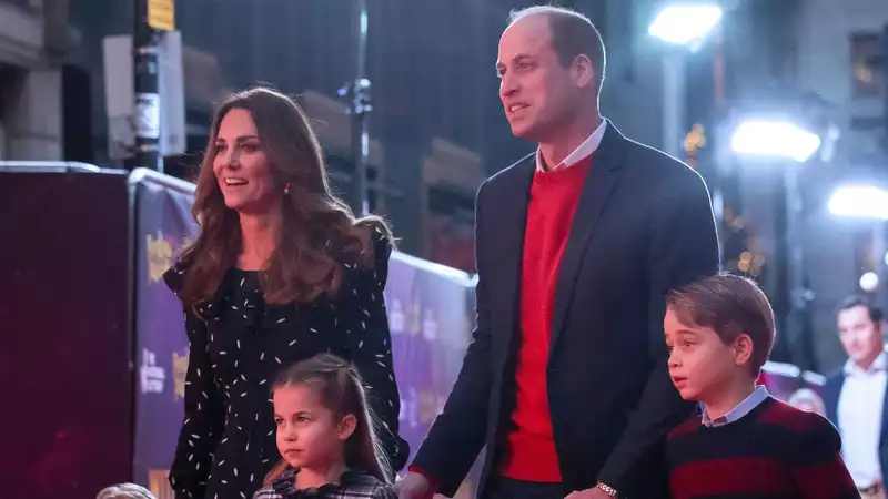 Prince George, Princess Charlotte and Prince Louis make a surprise appearance at the London Palladium