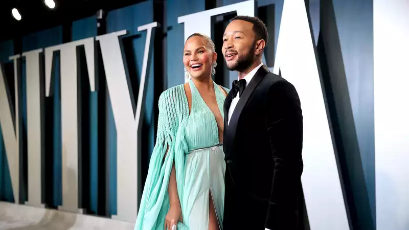 John Legend, Chrissy Teigen, Luna, and Miles in sweet family photo