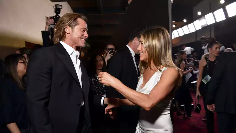 Jennifer Aniston and Brad Pitt Reunite for Charity Table Read Video Call