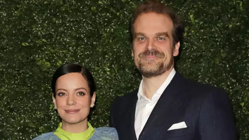 Lily Allen and David Harbour get married in Las Vegas and eat In-N-Out to celebrate.