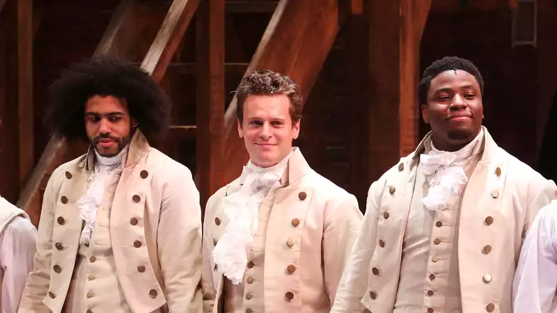 Fans of "Hamilton" go crazy for Jonathan Groff's spitting.