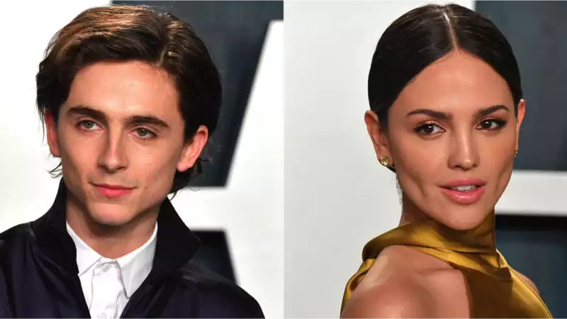 Timothée Chalamet and Eiza González photographed kissing and dating rumors