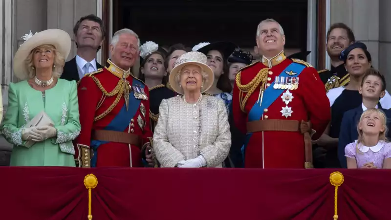 Mini-Coronation at Windsor Castle on the Queen's official birthday