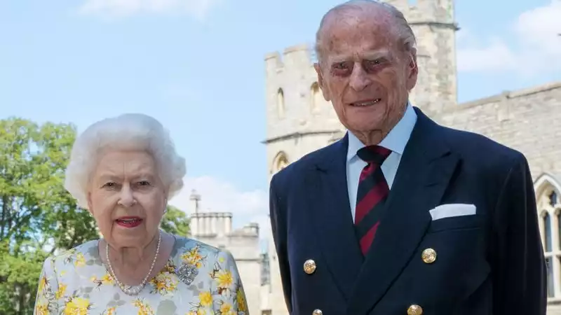 Royal family celebrates Prince Philip's 99th birthday with a rare photo of him and the Queen