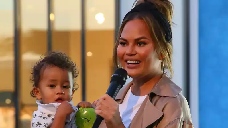 Chrissy Teigen Photoshops Son Miles' Face on "Tiger King" Star Joe Exotic's Body