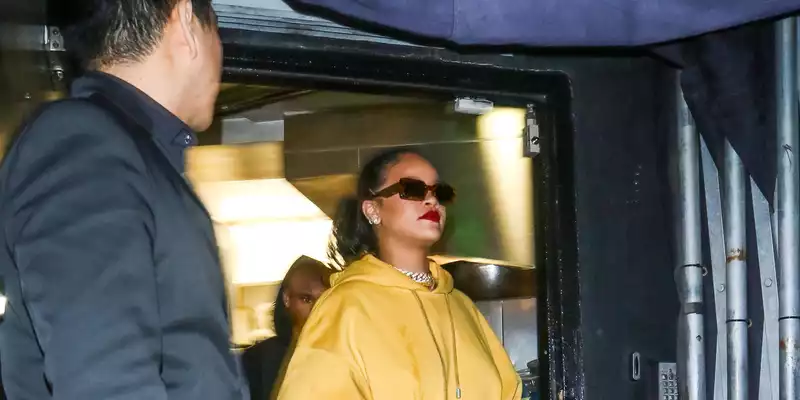 Thank you, Rihanna, for proving that hoodies and silk dresses work for evening wear!