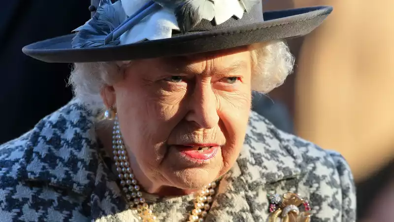 Queen absent from church due to storms, "safety concerns"