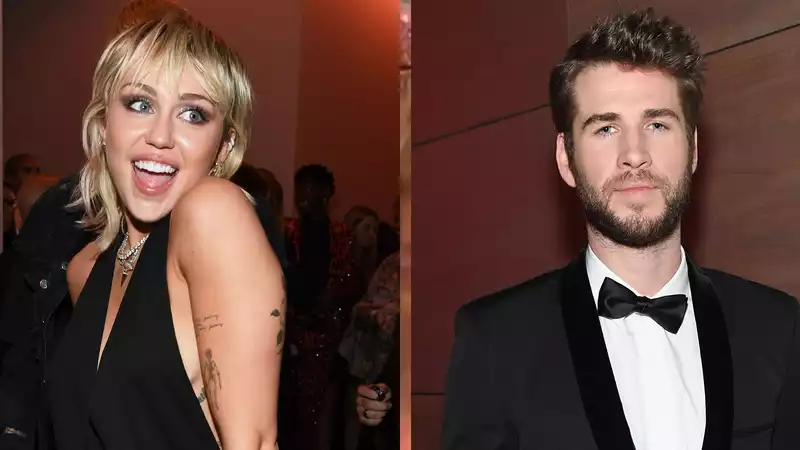 Miley Cyrus and Liam Hemsworth attend the same party just weeks after their divorce was finalized.