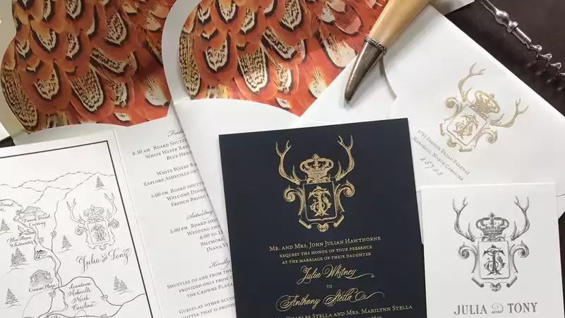 Meghan Markle monogrammed stationery, still partially available