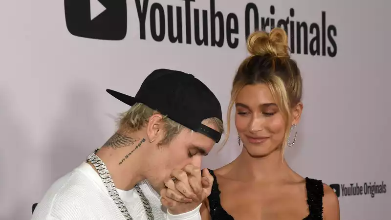 Justin Bieber and Hailey Baldwin on the Red Carpet