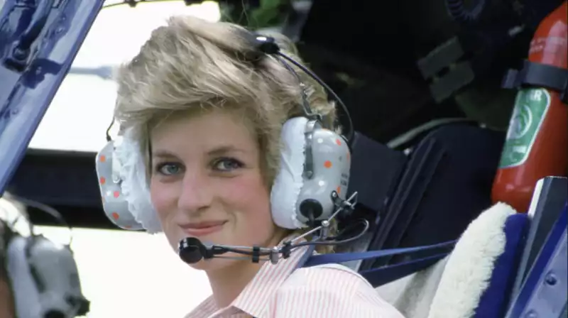 Princess Diana Develops Helicopter-Resistant Hairspray