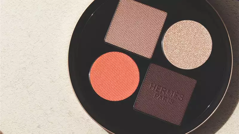 The just-launched Hermès eyeshadow is the epitome of luxury beauty