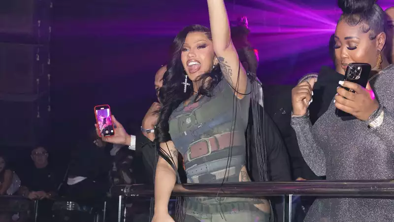 Cardi B's Revenge Dress is a Skin-Tight Optical Illusion Dress