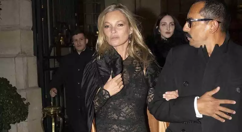 Kate Moss' sheer birthday dress was reminiscent of the naked dress era of the 90s