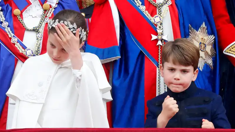 When Princess Charlotte was presented with a crown on the set of Strictly Come Dancing, Prince Louis also requested a crown.