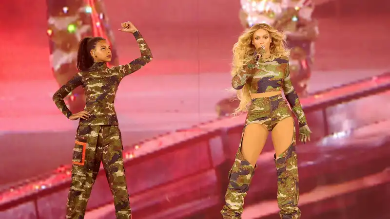 Beyonce and daughter Blue Ivy Carter in "Mufasa," "Mommy First.