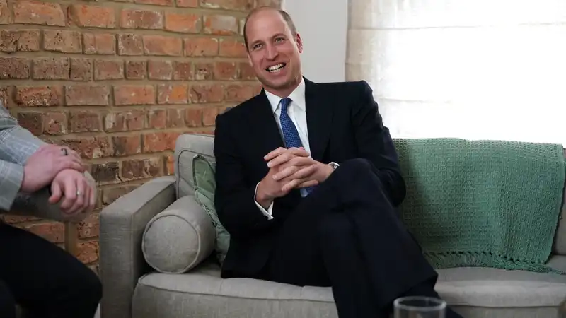 Prince William realizes at Monday morning's ceremony that he can take on "anything or anyone."