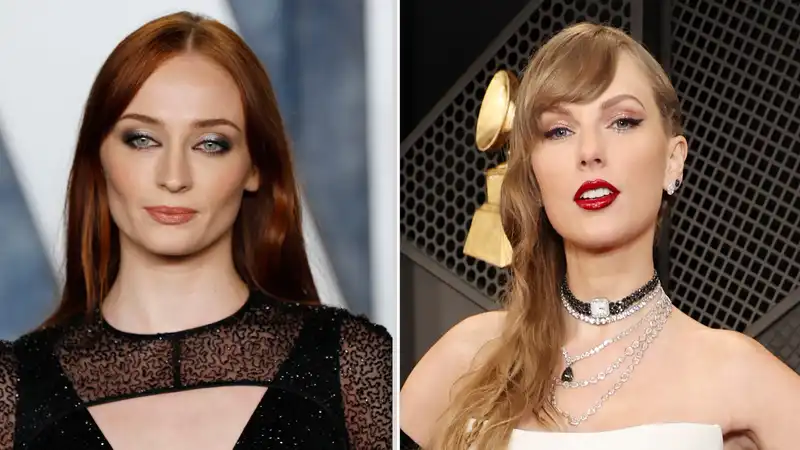 Sophie Turner says Taylor Swift "was an absolute hero to me" after splitting from Joe Jonas