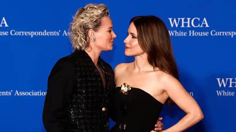 Sophia Bush and Ashlyn Harris share PDA-packed photos in separate Instagram posts