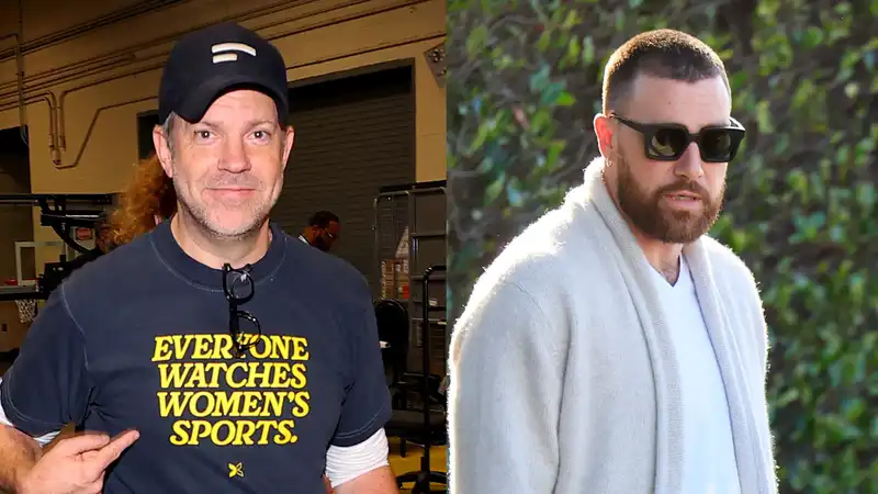 Jason Sudeikis wants to know when Travis Kelce "makes an Honest woman" from Taylor Swift