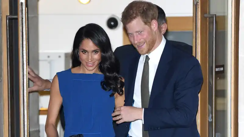 The Royal family quietly removes from its website the landmark statement Prince Harry made about his concerns for Meghan Markle's safety