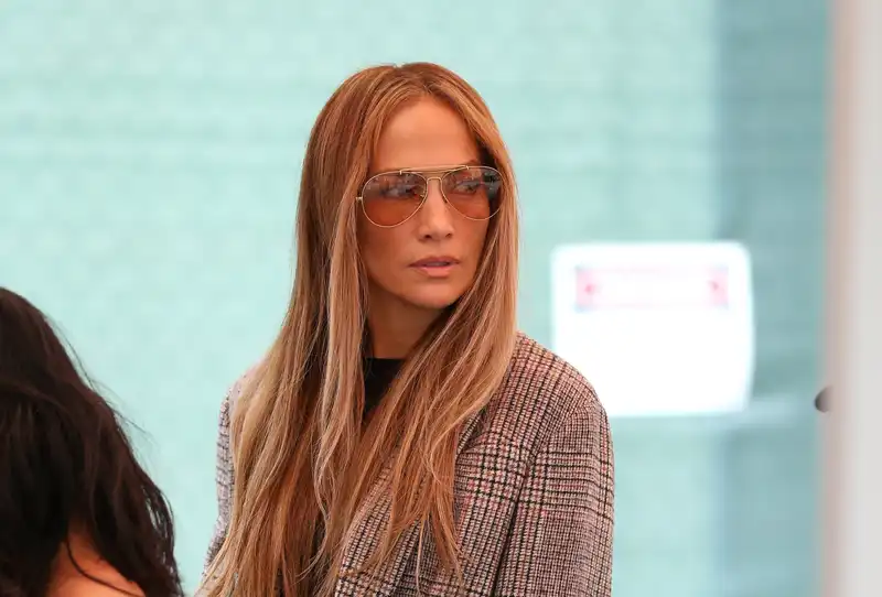 Jennifer Lopez is working on a summer power dressing in this chic alternative to the suit