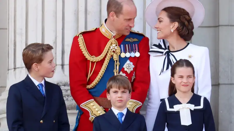 Today's "Trooping the Colour" seemed to say it all when Prince George, Princess Charlotte and Prince Louis did not say it.