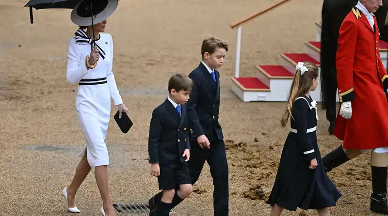 Prince Louis dances at Trooping the Colors