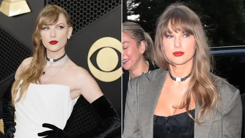 Taylor Swift's watch choker looks like an Easter egg.