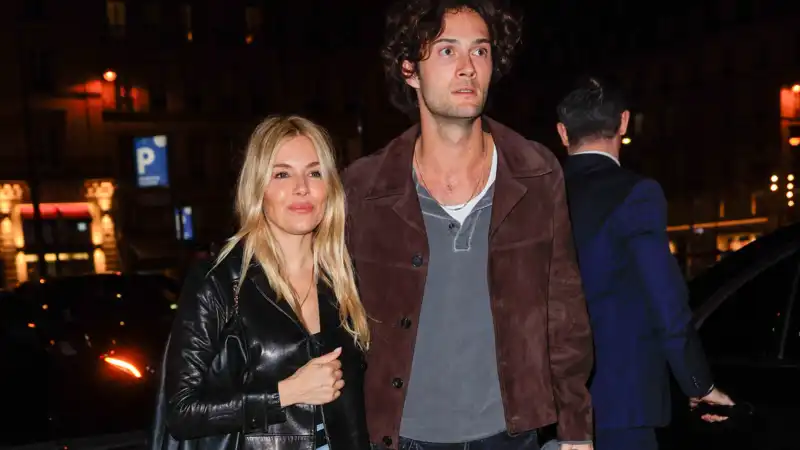 Sienna Miller "didn't expect" to fall in love with "younger boyfriend" Ollie Greene.