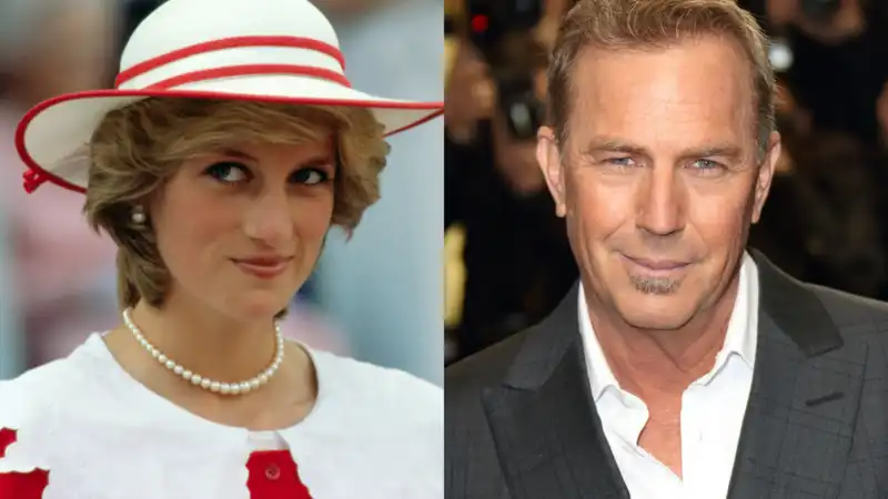 Princess Diana "kind of fancy" Kevin Costner, per Prince William