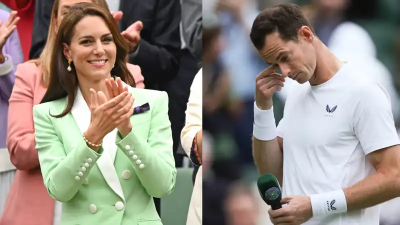 Princess Kate sends a surprise message to legendary tennis player Andy Murray