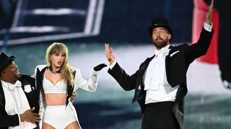 Travis Kelsey was terrified that he would drop Taylor Swift for an onstage cameo.